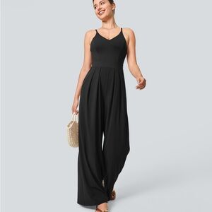 HALARA Black Wide-Leg Jumpsuit